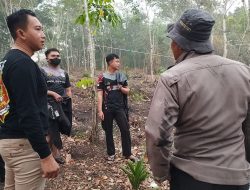 Peleton 2 Siaga Karhutla Bersama Satgas Berhasil Padamkan Kebakaran Di Desa Tanjung Lay