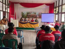 Kasat Samapta Polres Melawi Ajak Sinergitas Bersama Penanganan Karhutla Di Kecamatan Menukung