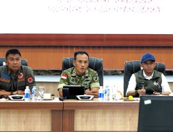 Danrem 121/Abw Dampingi Menteri Kehutanan RI Hadiri Rapat Koordinasi Penanganan Kebakaran Hutan Dan Lahan (Karhutla) Bersama Pemerintah Daerah Kabupaten Ketapang