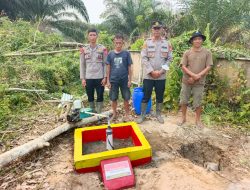 Polsek Kota Baru Resmikan Sumur Bor Di Desa Keranjik Perkuat Kesiapsiagaan Hadapi Karhutla