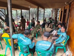 Demplot Satgas Karhutla TNI Uji Alternatif Pupuk Organik Ladang Di Kayan Hilir