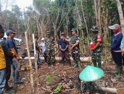 Tak Sekadar Imbauan Brigjen TNI Sain Mustain Turun Langsung Bantu Warga Dugal Di Tanjung Beruang