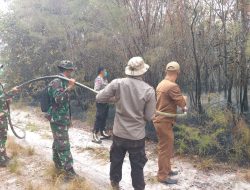 Polsek Marau Gerak Cepat Groundcheck Lima Titik Hotspot Karhutla Medan Berat Tak Halangi Upaya Pencegahan