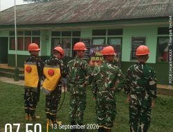Cegah Karhutla Koramil 1210-04/Sengah Temila Sisir Wilayah Rawan Di Dua Kecamatan