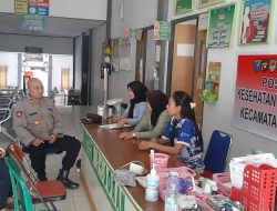 Polsek Sokan Dan Puskesmas Koordinasikan Posko Kesehatan Satgas Karhutla