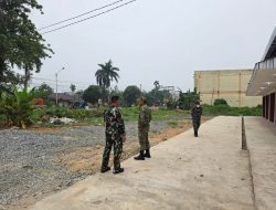 Pastikan Kesiapan Launching Koperasi Merah Putih Kasrem 121/Abw Tinjau Bangunan KDKMP
