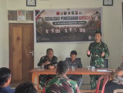 Cegah Karhutla Meluas Tim Mabes TNI Edukasi Masyarakat Desa Bentiang