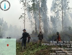 Tim Gabungan Tindaklanjuti 26 Hotspot Karhutla Di Kendawangan Helikopter Water Boom Dikerahkan
