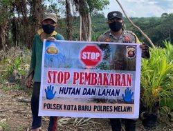 Cegah Karhutla Polres Melawi Dan Polsek Jajaran Gencarkan Sosialisasi Dan Imbauan Kepada Masyarakat