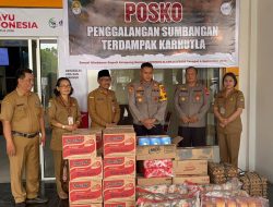 Peduli Warga Terdampak Karhutla Polres Ketapang Salurkan Bantuan Sembako
