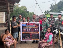 Tim Mabes TNI Sosialisasikan Pencegahan Karhutla Kepada Masyarakat Desa Empoto