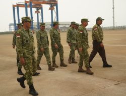 Dampingi Pangdam XII/Tpr Danrem 121/Abw Turut Menyambut Kunjungan Menteri Pertahanan RI Di Kalimantan Barat