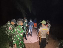 Titik Api Muncul Dini Hari Di Desa Tinting Seligi Babinsa Dan Tim Karhutla Bergerak Cepat Padamkan Api