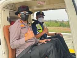 Cegah Karhutla Meluas Kapolres Ketapang Patroli Udara Pantau Wilayah Rawan