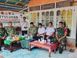 Jalin Silaturahmi Ke Rumah Warga Tim Penyuluhan Mabes TNI Berikan Edukasi Pencegahan Karhutla