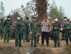 Pangdam XII/Tpr Alihkan Fokus Pemadaman Karhutla Ke Sektor Selatan Kalbar