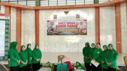 Sambut HUT Ke-81 TNI Kodim 1208/Sambas Gelar Bakti Sosial Donor Darah Dan Bagi Sembako Kepada Masyarakat