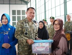 Kodaeral XII Dukung Bazar Murah Dan Bakti Sosial Kodam XII/TPR Dalam Peringatan HUT  Ke-81 TNI