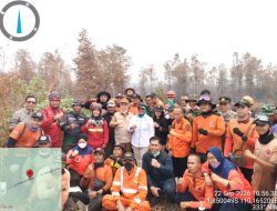 Kawal Penanganan Karhutla Gubernur Kalbar Di Dampingi Wakapolres Tinjau Lokasi Kebakaran