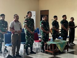 Kodim 1206/Putussibau Gelar Ibadah Rutin Mingguan Perkuat Keimanan Dan Kebersamaan Prajurit