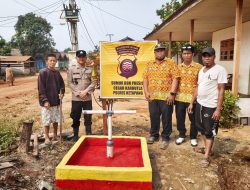 Polsek Kendawangan Siapkan Sumur Bor Perkuat Mitigasi Karhutla Di Wilayah Kendawangan