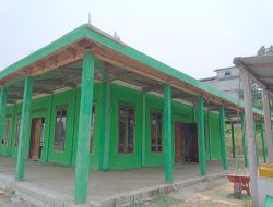 Sinergi Tanpa Batas Karbak Skala Besar Kodim 1209/Bengkayang Rampungkan Rehab Masjid Al-Muhajirin Di Perbatasan