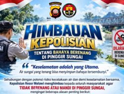 Kapolres Melawi Imbau Masyarakat Untuk Meningkatkan Kewaspadaan Saat Berada Di Sekitar Sungai
