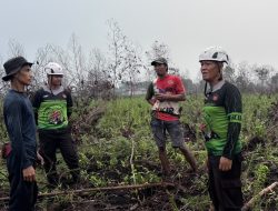 Pastikan Wilayah Bebas Asap Tim Ops Aman Nusa Polda Kalbar Verifikasi 6 Titik Potensi Karhutla Di Kubu Raya