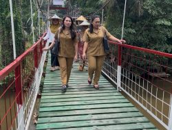 Jembatan Perintis Garuda Buka Akses Dan Harapan Baru bagi Warga Dusun Sepatah Desa Aur Sampuk