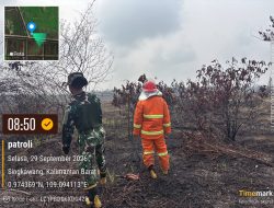 Karhutla Terkendali Kodim 1202/Skw Tetap Patroli Di Tiga Wilayah Rawan