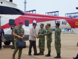 Danrem 121/Abw Sambut Kedatangan Menhan RI Untuk Melepas Pasukan Bela Diri Jepang Atau Japan Self-Defense Forces (JSDF) Di Pelabuhan Internasional Kijing