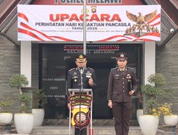 Upacara Hari Kesaktian Pancasila Kapolres Melawi Ingatkan Pentingnya Menjaga Persatuan