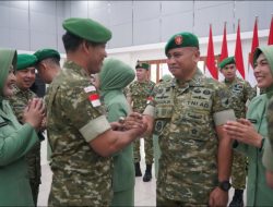Ucapan Selamat Dan Motivasi Danrem 121/Abw Kepada Para Perwira Yang Naik Pangkat