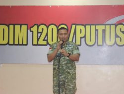 55 Prajurit Kodim 1206/Putussibau Naik Pangkat Dandim Jadikan Momentum Untuk Tingkatkan Pengabdian