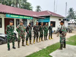 Cegah KarhutlaKoramil 08/Paloh Laksanakan Patroli Rutin Dii Wilayah Binaan