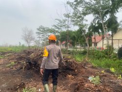 Brimob Kalbar Intensifkan Patroli Lahan Bekas Karhutla Di Kubu Raya