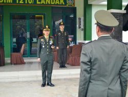 HUT Ke-81 TNI Dandim 1210/Landak Pimpin Upacara Dan Teguhkan Semangat Pengabdian Kepada Rakyat