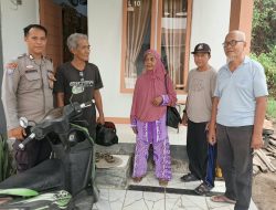 Respons Cepat Bhabinkamtibmas Lansia Tersesat Berhasil Dipertemukan Kembali Dengan Keluarga
