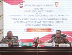Polres Melawi Sosialisasikan UU Nomor 5 Tahun 2026 Perkuat Pemahaman Personel Tentang Tugas Dan Kewenangan Polri