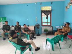 Perkuat Sinergi Lindungi Satwa Dan Hutan PJ Danramil Batang Lupar Bersama Kades Dan Personel TNDS Tingkat Pengawas 