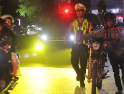 Polres Sintang Amankan 24 Sepeda Motor Dalam KRYD Sasar Knalpot Brong Dan Pengendara Tanpa Helm