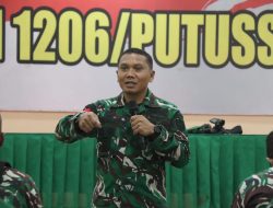 Penuh Keakraban Dan Sarat Motivasi Dindim 1206/Psb Gelar Jam Komandan