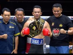 TKO Ronde Kedua Ipda Yohanes S Yordan Rebut Sabuk Emas Kapolda Kalbar Di Ajang Tinju lnternasional Back To Champion