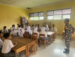 Posal Mempawah Sosialisasikan Penerimaan Caba dan Cata PK TNI AL Tahun 2027 Kepada Siswa SMK Taruna Muhammadiyah