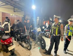 Cegah Balap Liar Dan Knalpot Brong Satlantas Polresta Pontianak Tilang 16 Pelanggar