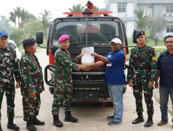 Perkuat Kesiapsiagaan Satuan, Kodaeral XII Terima Kendaraan Truk Pemadam Kebakaran Dari Kemhan RI