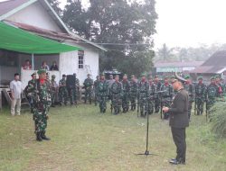 Dandim 1206/Psb Pimpin Prosesi Pemakaman Almarhum Sertu Supartono Penghormatan Terakhir Penuh Khidmat Dan Rasa Kekeluargaan