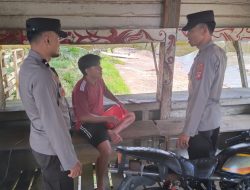 Cegah Pencurian Dan Gangguan Kamtibmas Polsek Sokan Sambangi Warga Di Dua Desa