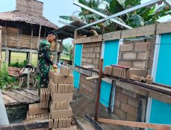 Semangat Tampan Kendor Akhir Pembangunan MCKPekan Sasaran Tiga TMMD Ke-113 Kodim 1209/Bengkayang Kini Tembus 70 Persan