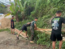 Semangat Tak Pernah Surut Satgas TMMD Ke-130 Kodim 1210/Landak Terus Bangun RTLH Warga